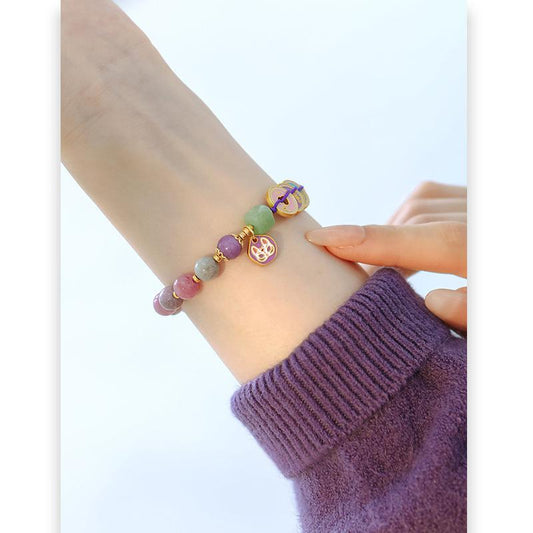 Fox Mask Chalcedony Bracelet