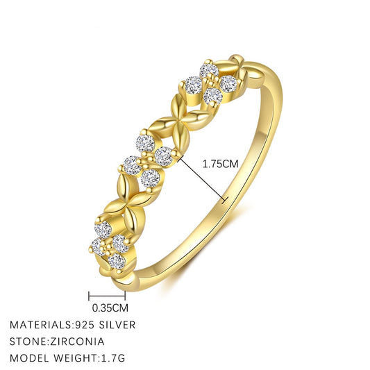 Petals ZC Gold Vermeil Ring