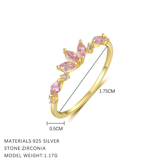 Crown ZC Gold Vermeil Ring