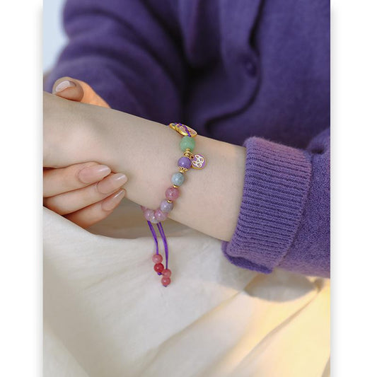 Fox Mask Chalcedony Bracelet